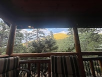 Our view from the porch during sunset