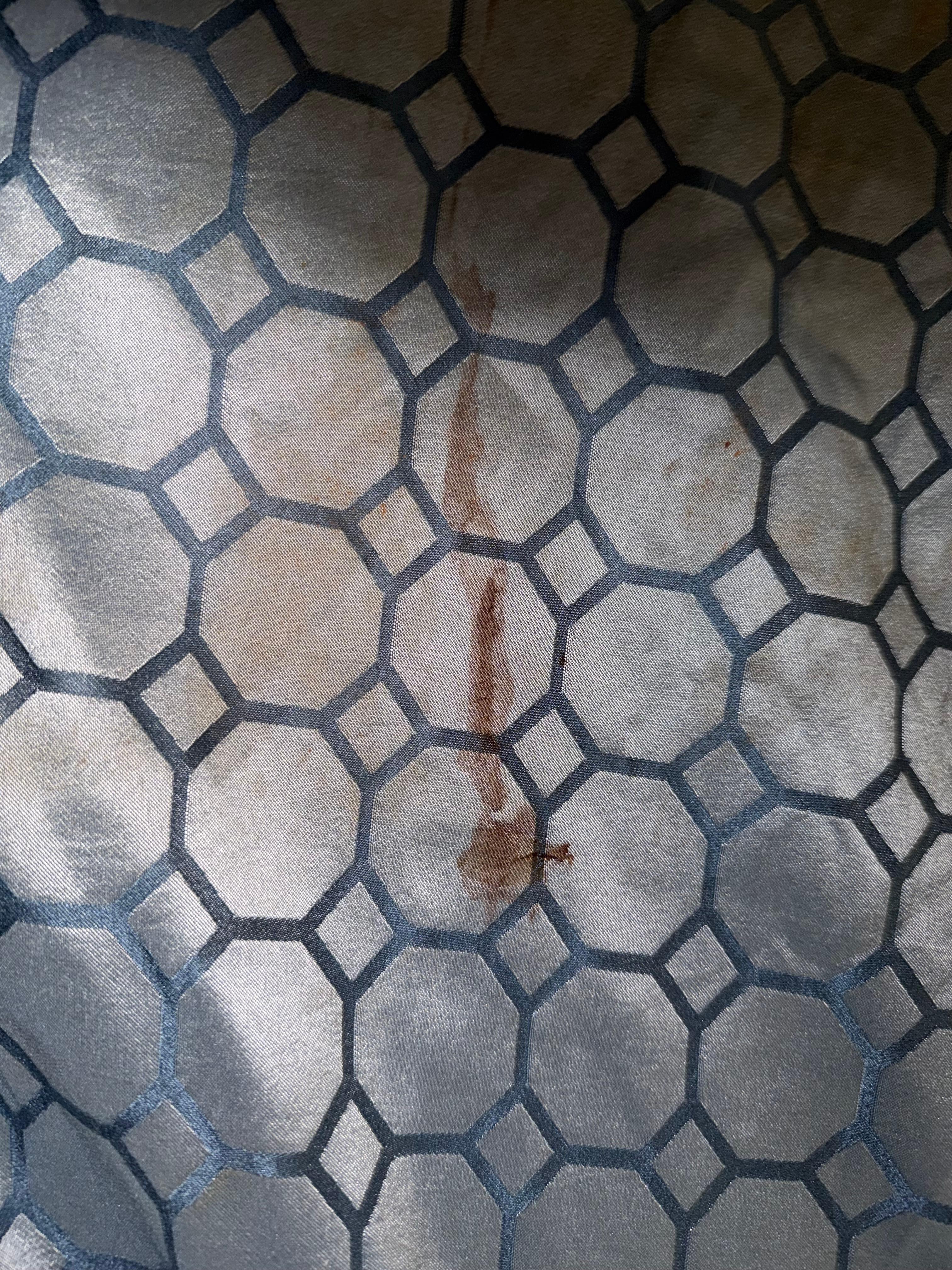 This was the stain on the bed cover