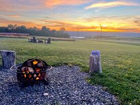 Fire pit at the end of a fun day of checking out the area. Met some friendly folks from England too!