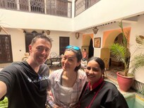 Breakfast with the kind front desk girl who also was a chef