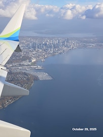 Flight into Seattle