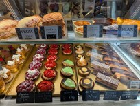A selection of the patisserie/boulangerie steps from the apartment.