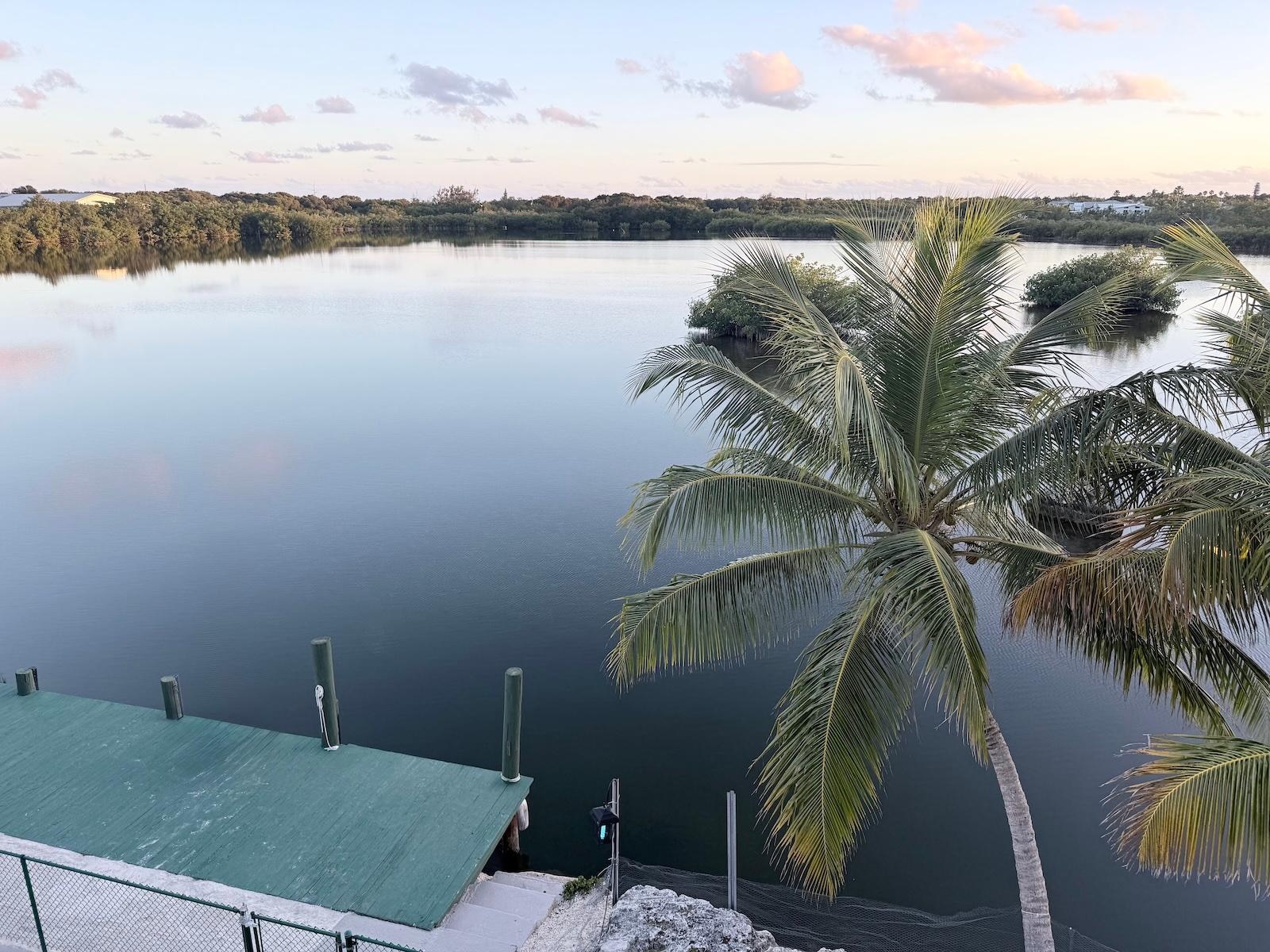 A view from the main floor deck.