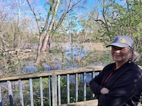 Along nearby walking trail