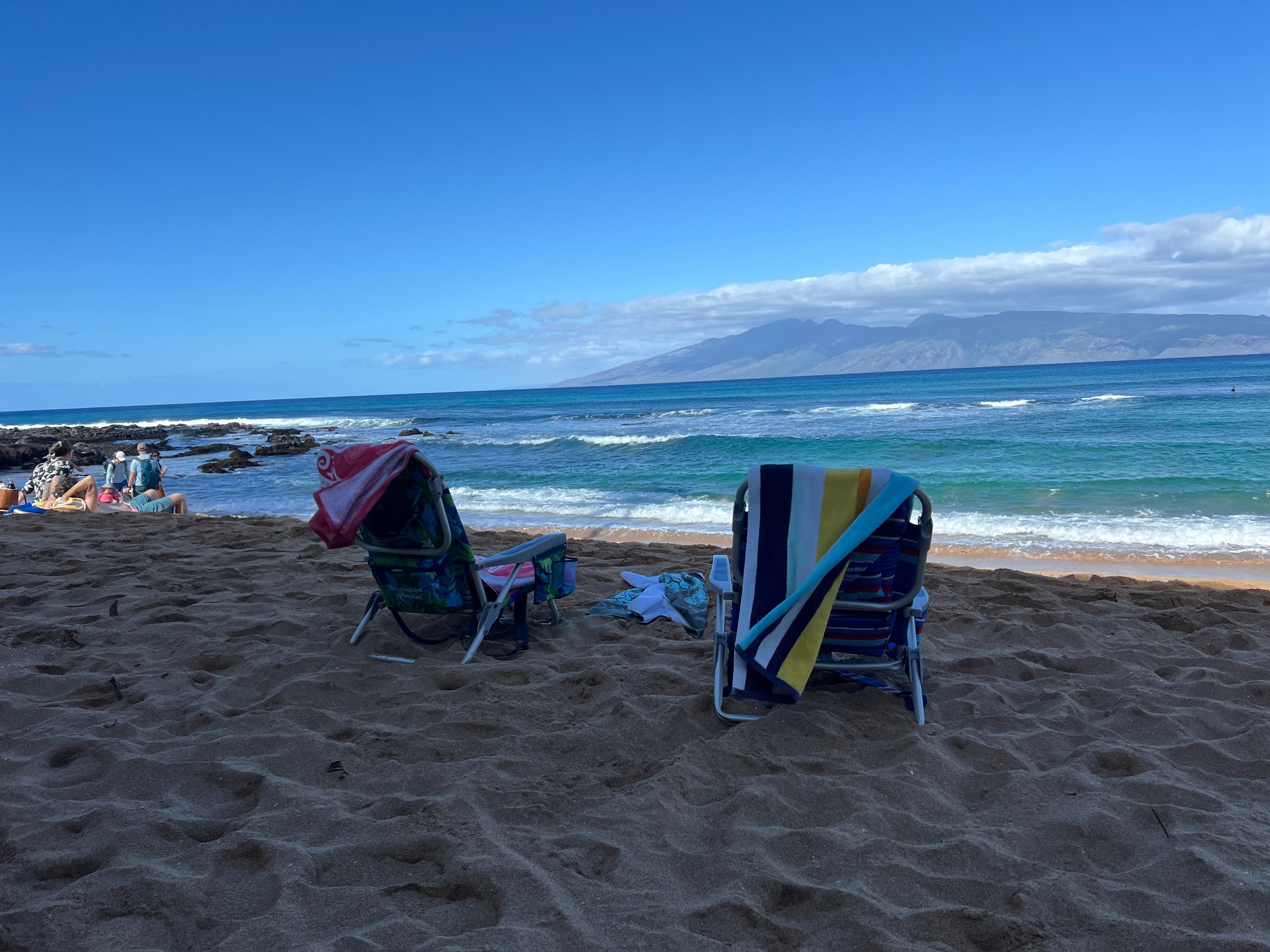 Beach accessories that come with the room!  