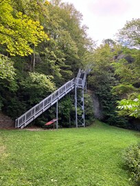 180 stairs to Birch Knob Observation Deck