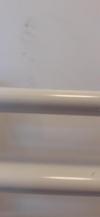 Marks on bathroom wall
