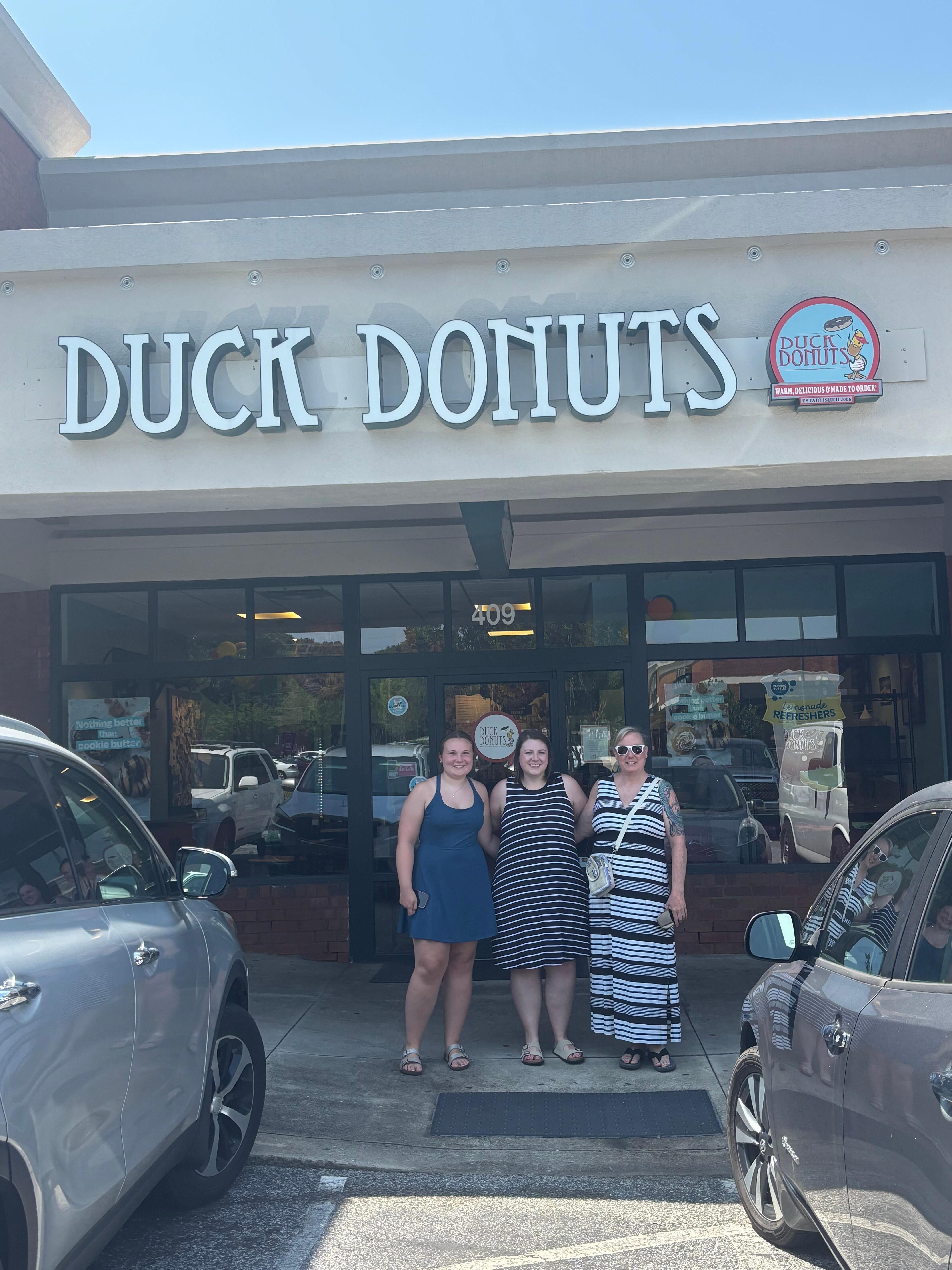 Great donuts nearby.