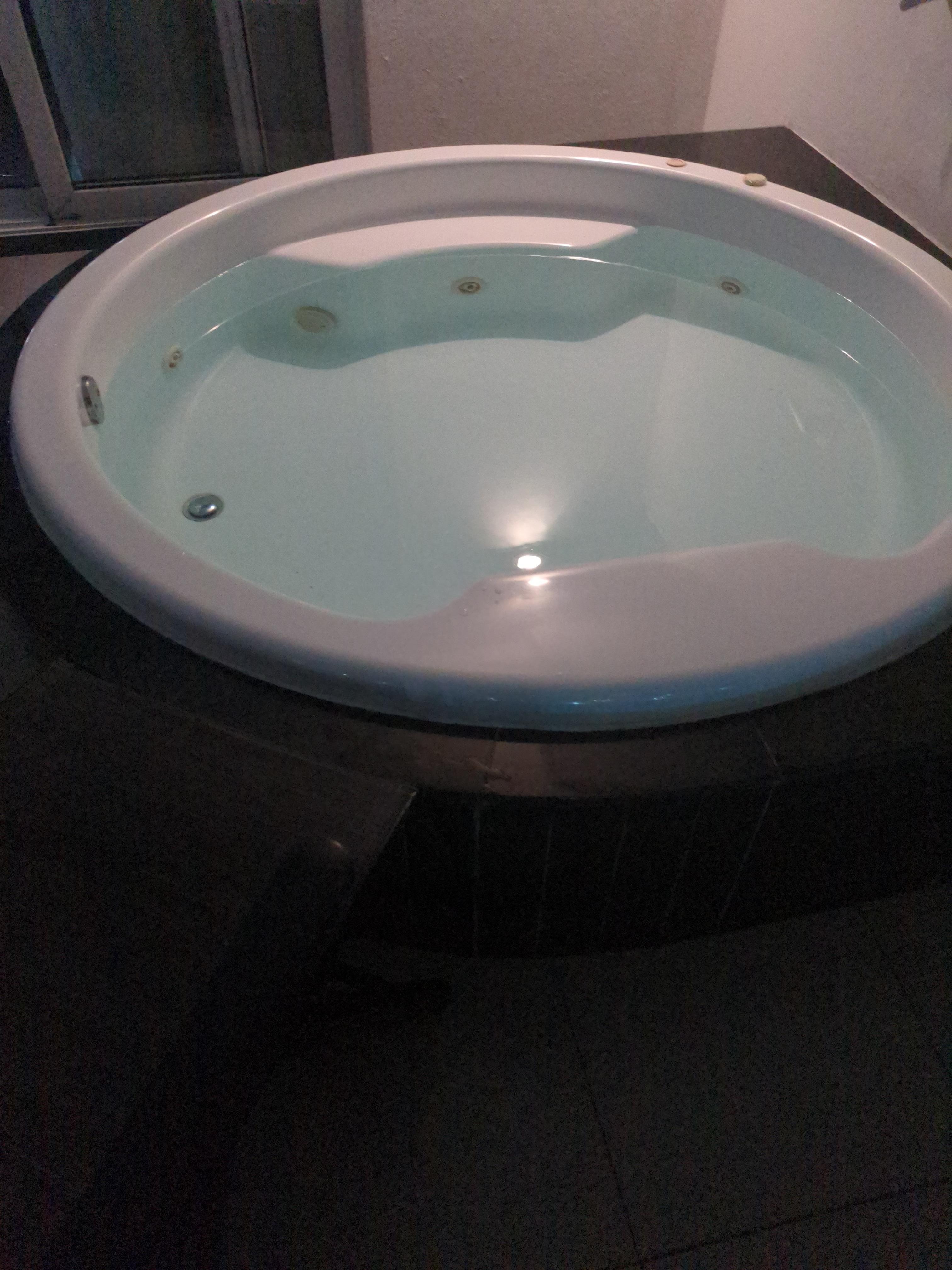 Hot tub on our VIP ocean view villa terrace