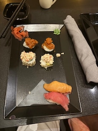 The appetizers at the Japanese steakhouse was amazing.