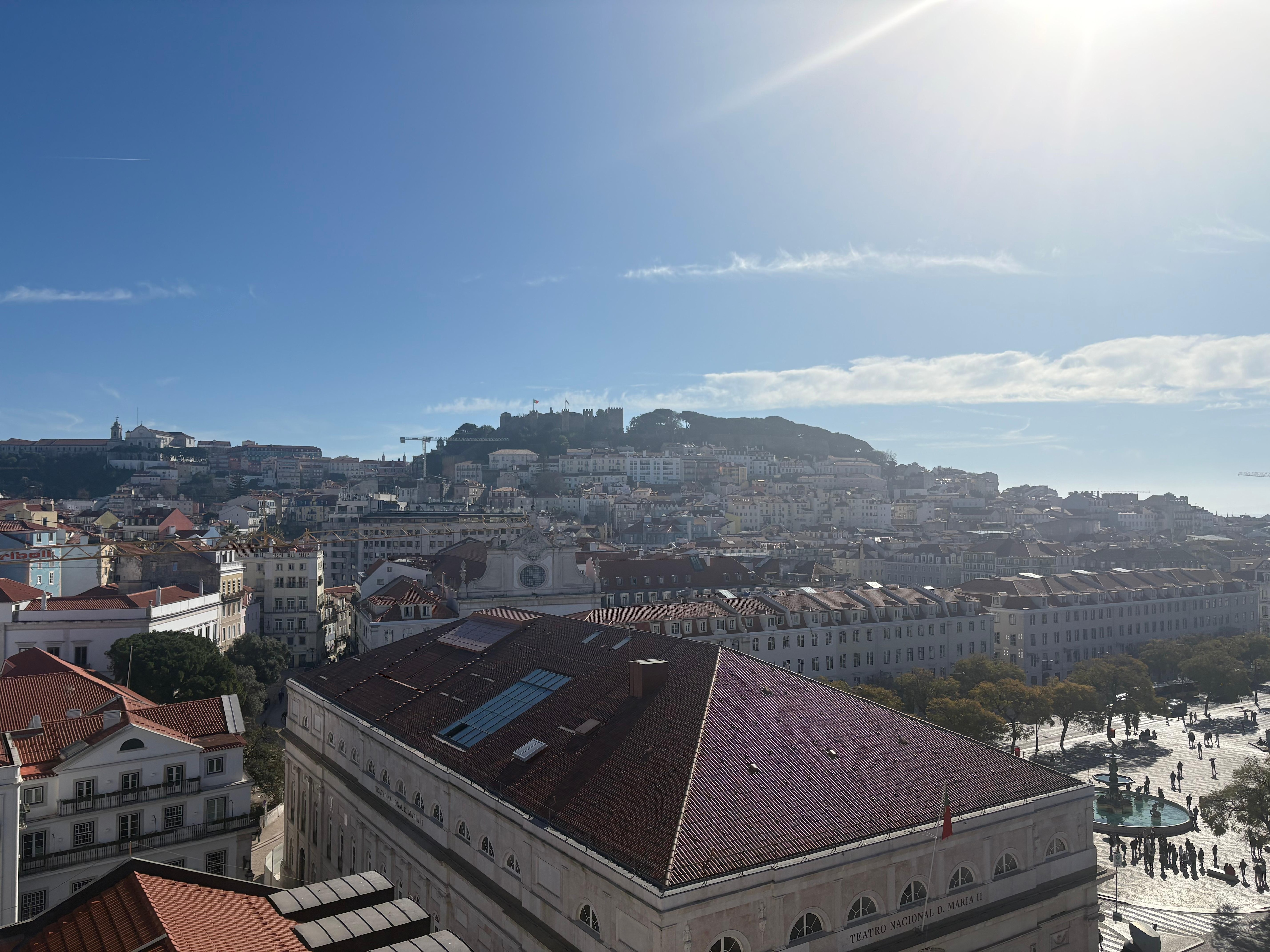 View from the sun deck. 