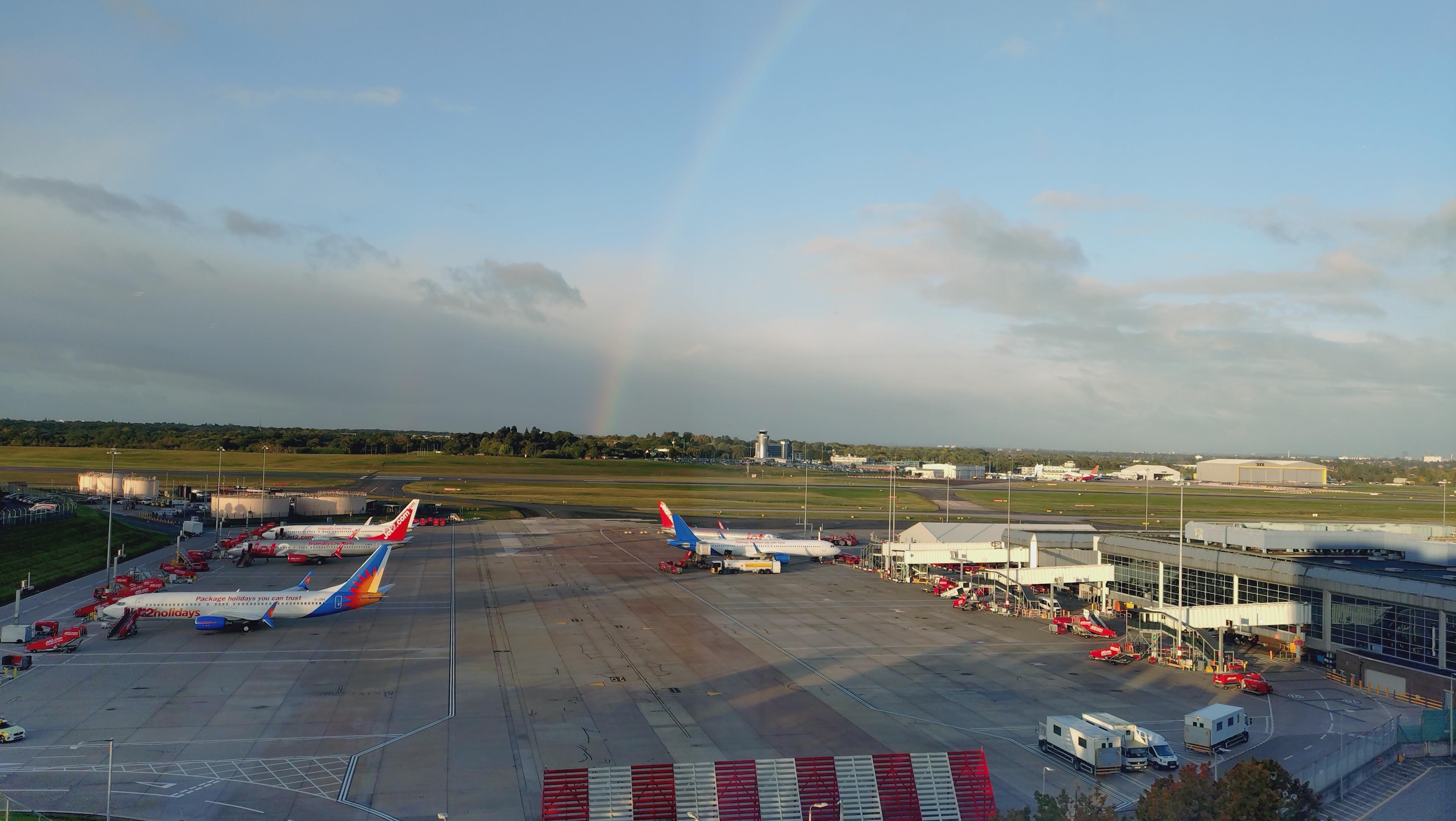 ....and on the morning of the flight