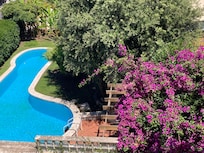 View east from the bathroom