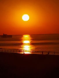 Beautiful sunrise from the balcony!