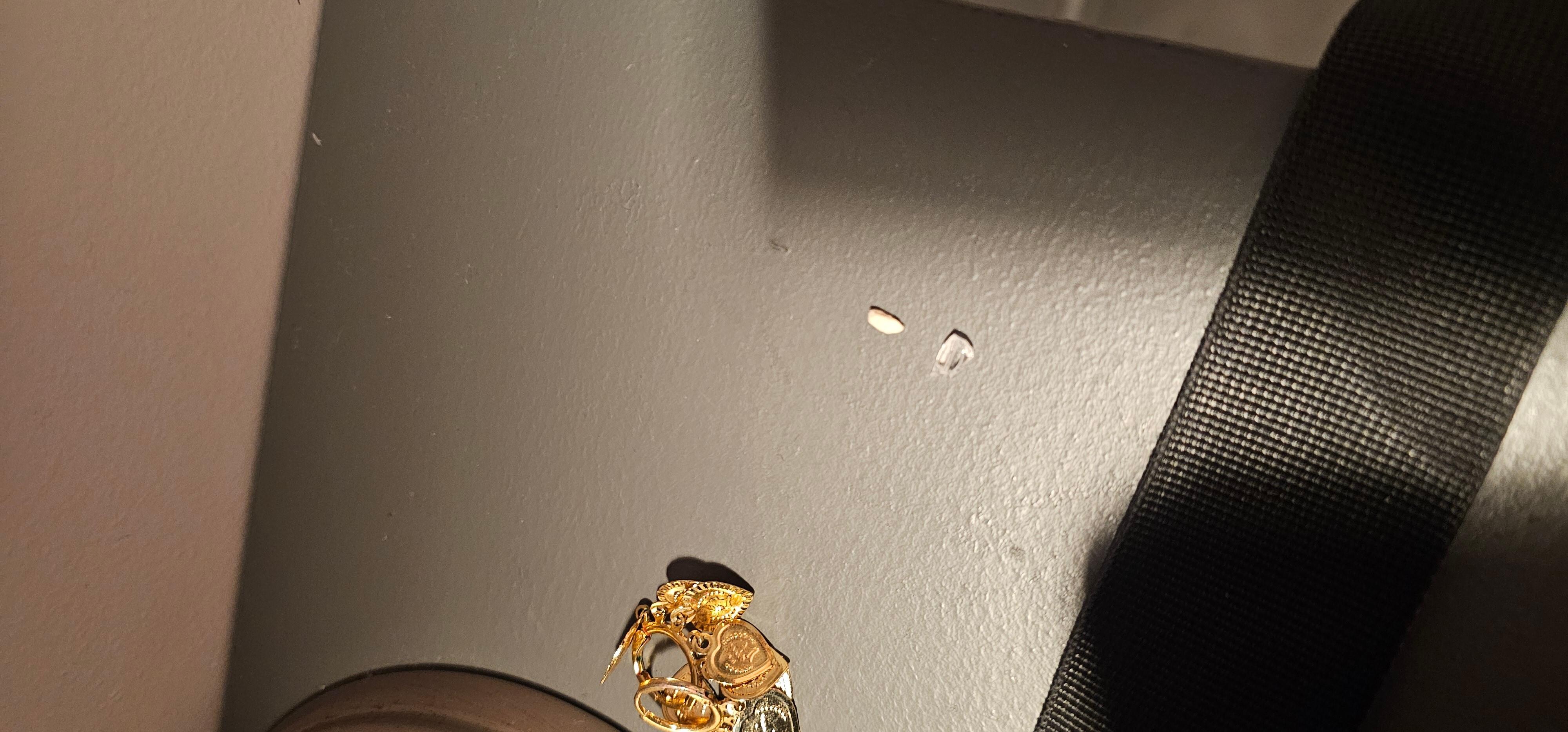 Glass shards on floor cut my foot. Yup.