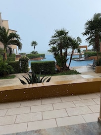 View from our large patio