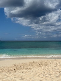 Beach view from beach chairs