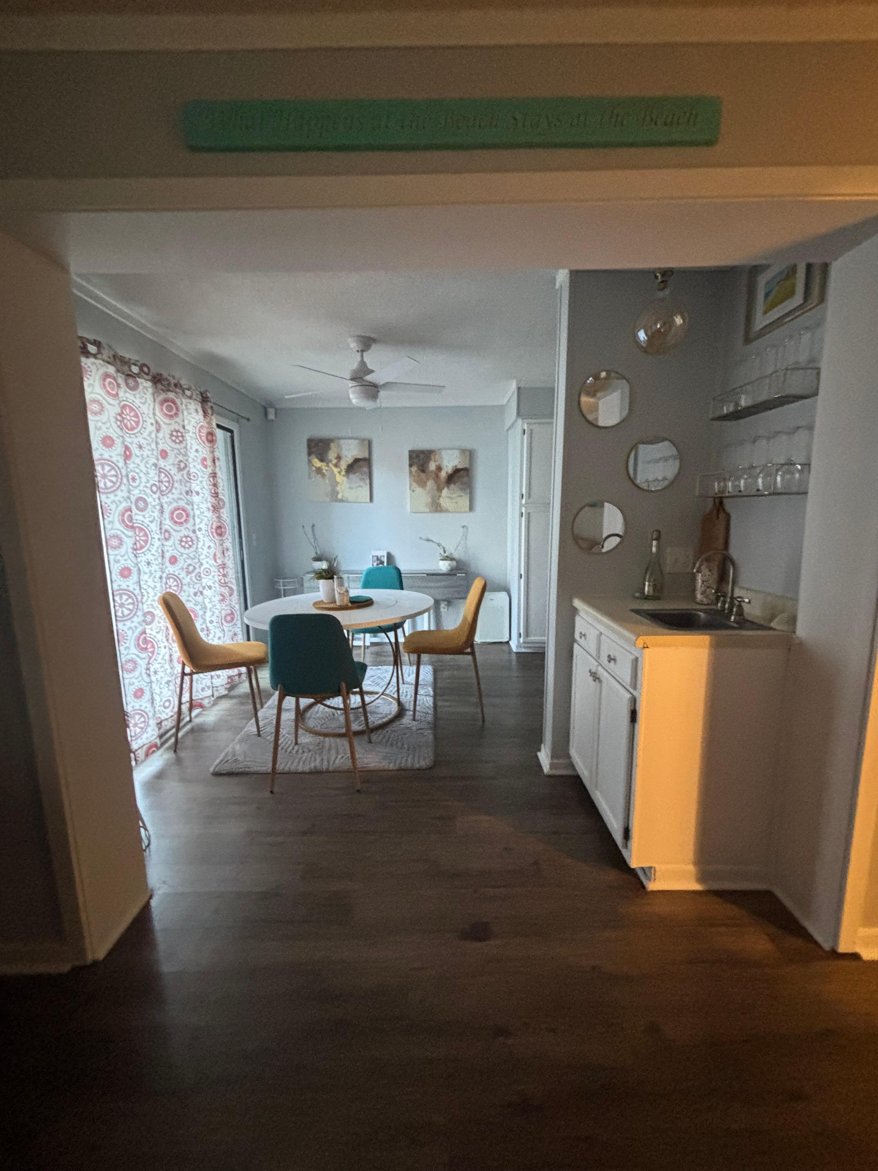 Plenty of space to enjoy our meals