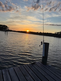 Sunset from dock!