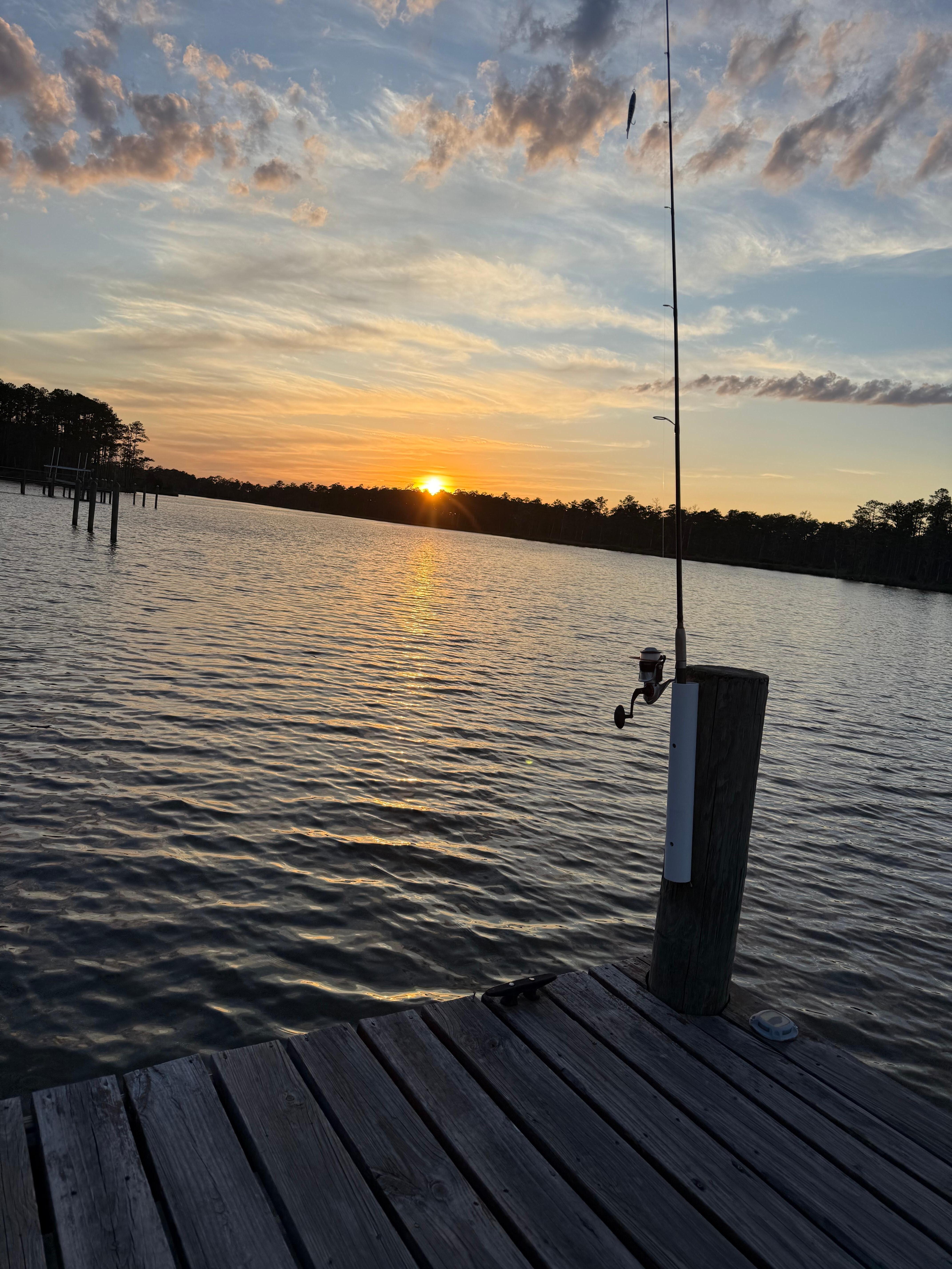 Sunset from dock!