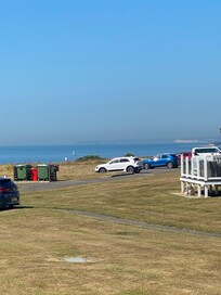 view from the decking