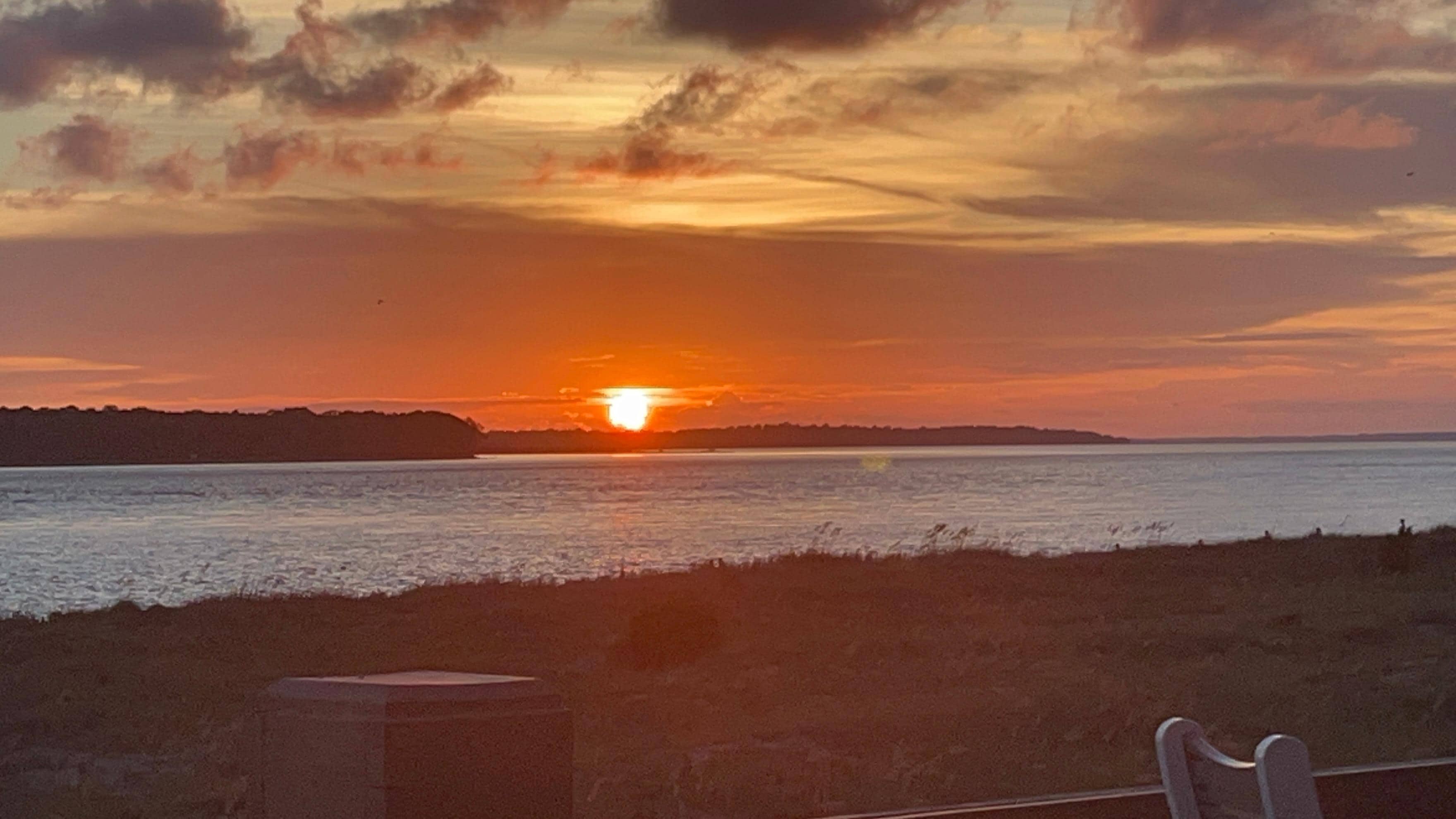 Sunset from the balcony