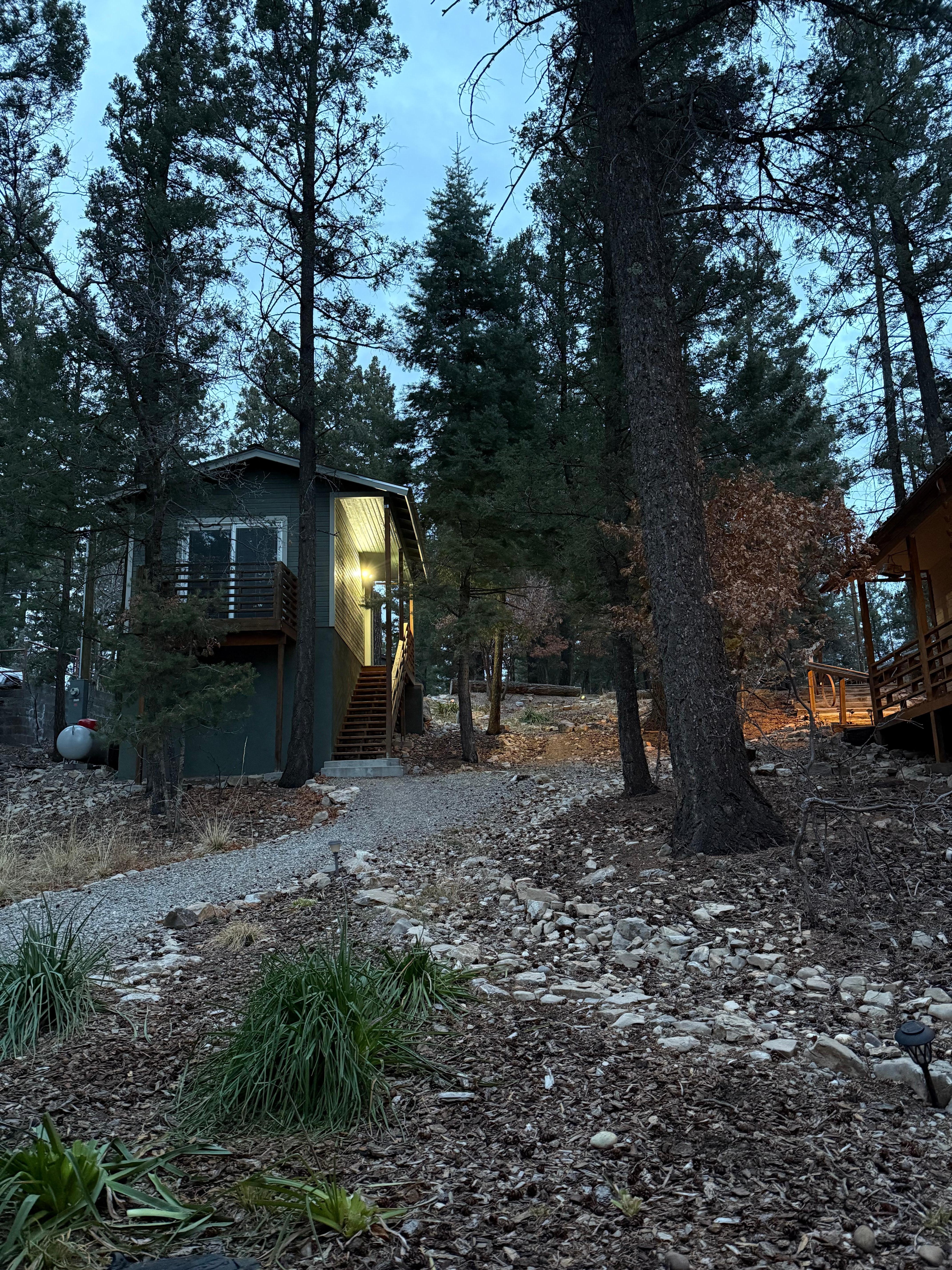 View from the front porch. 