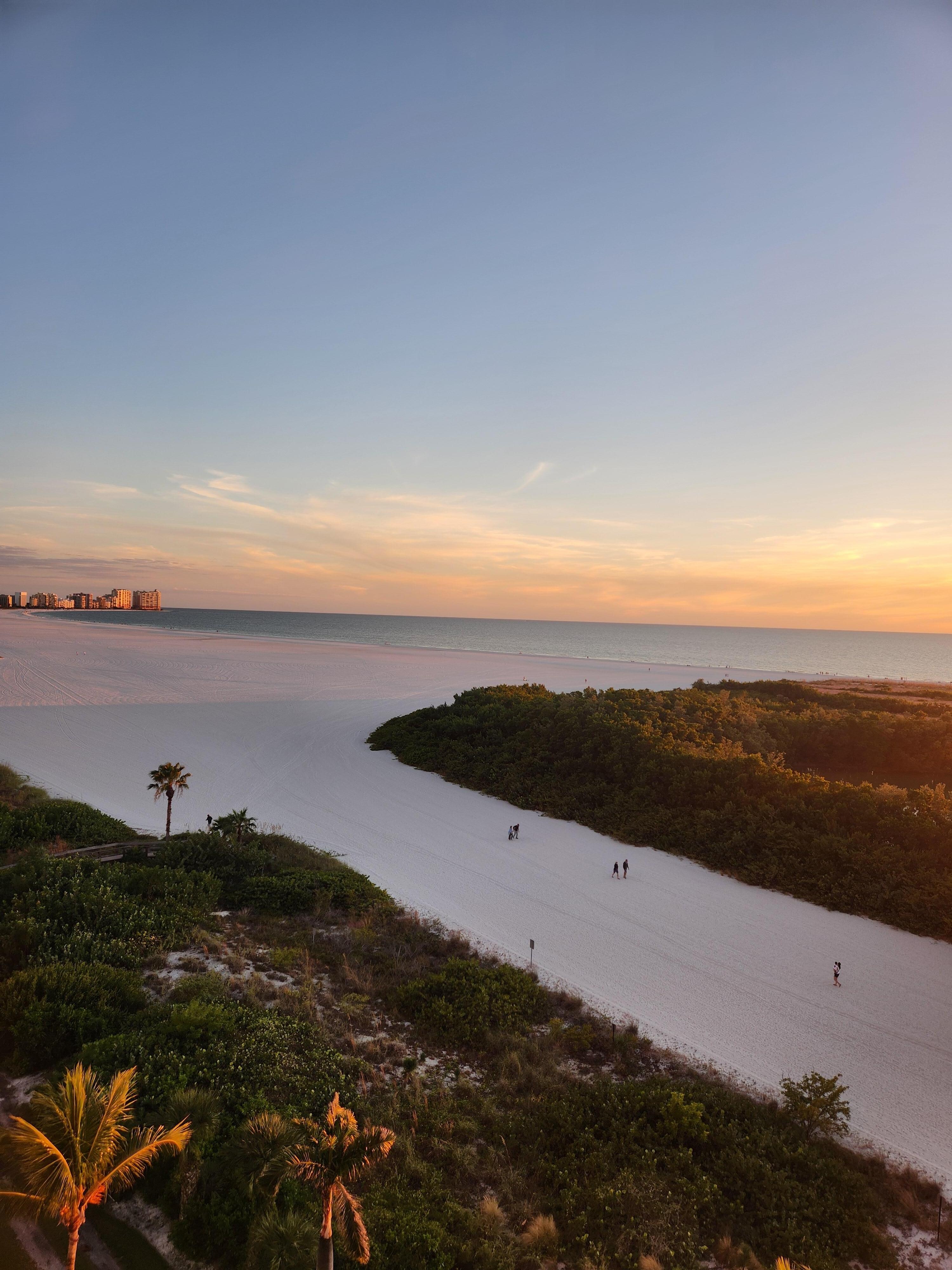 Looking down at south beach.