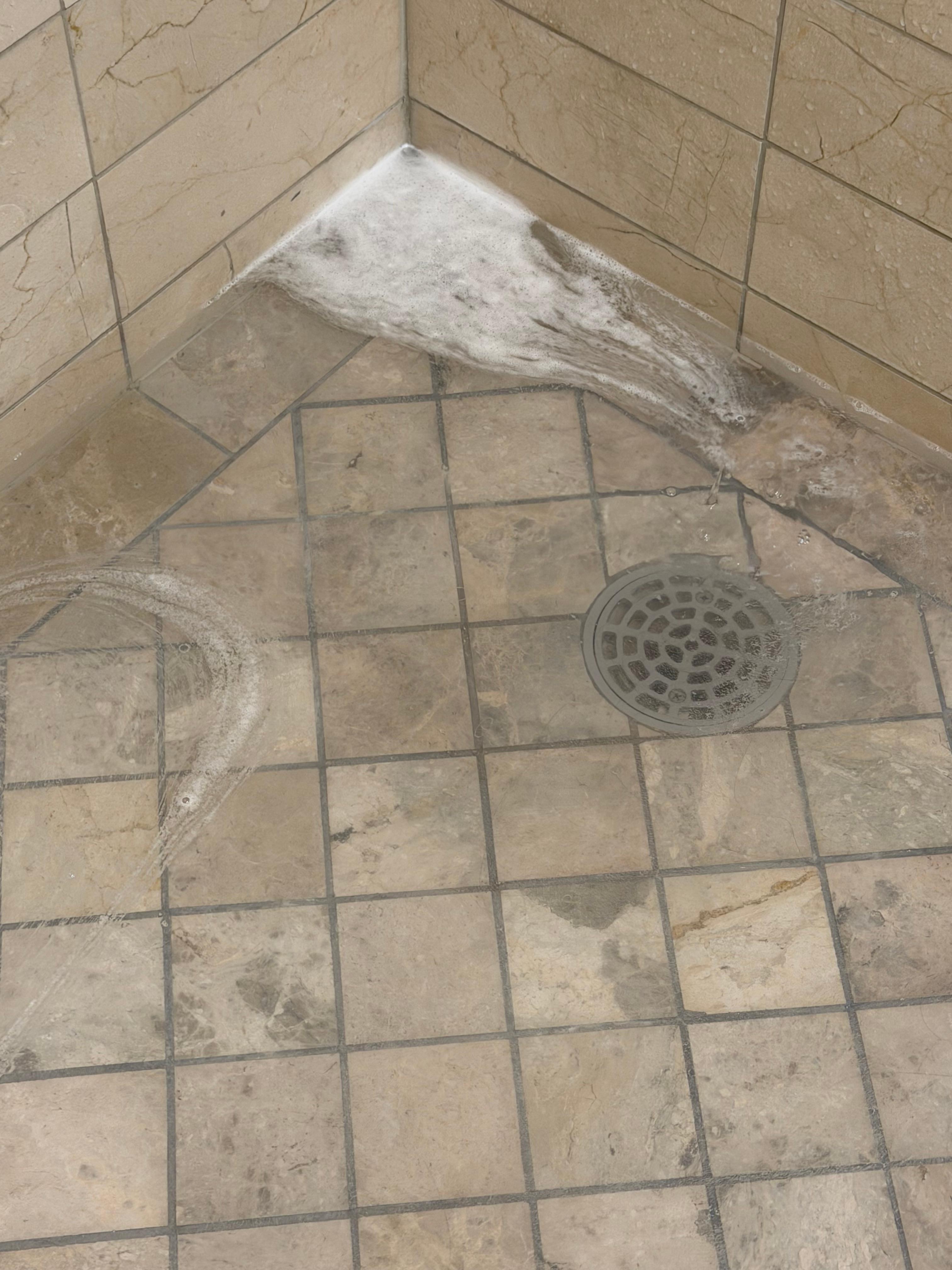 I had to stop my shower multiple times to ensure the water didn’t overflow onto the bathroom floor.