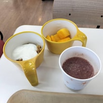 ヨーグルト、マンゴー、スムージー