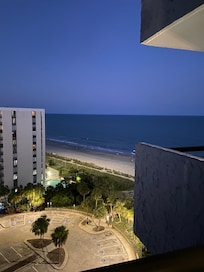 The view from our condo at BlueWater in Myrtle Beach.