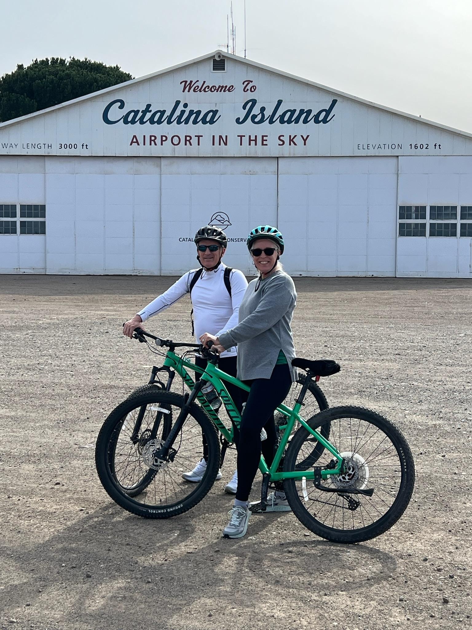 Bike Catalina Tour 
Drive to Airport in the Sky and mountain bike back to Avalon