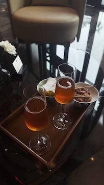 Welcome drinks, thank you Lily my fellow matcha loving girl!