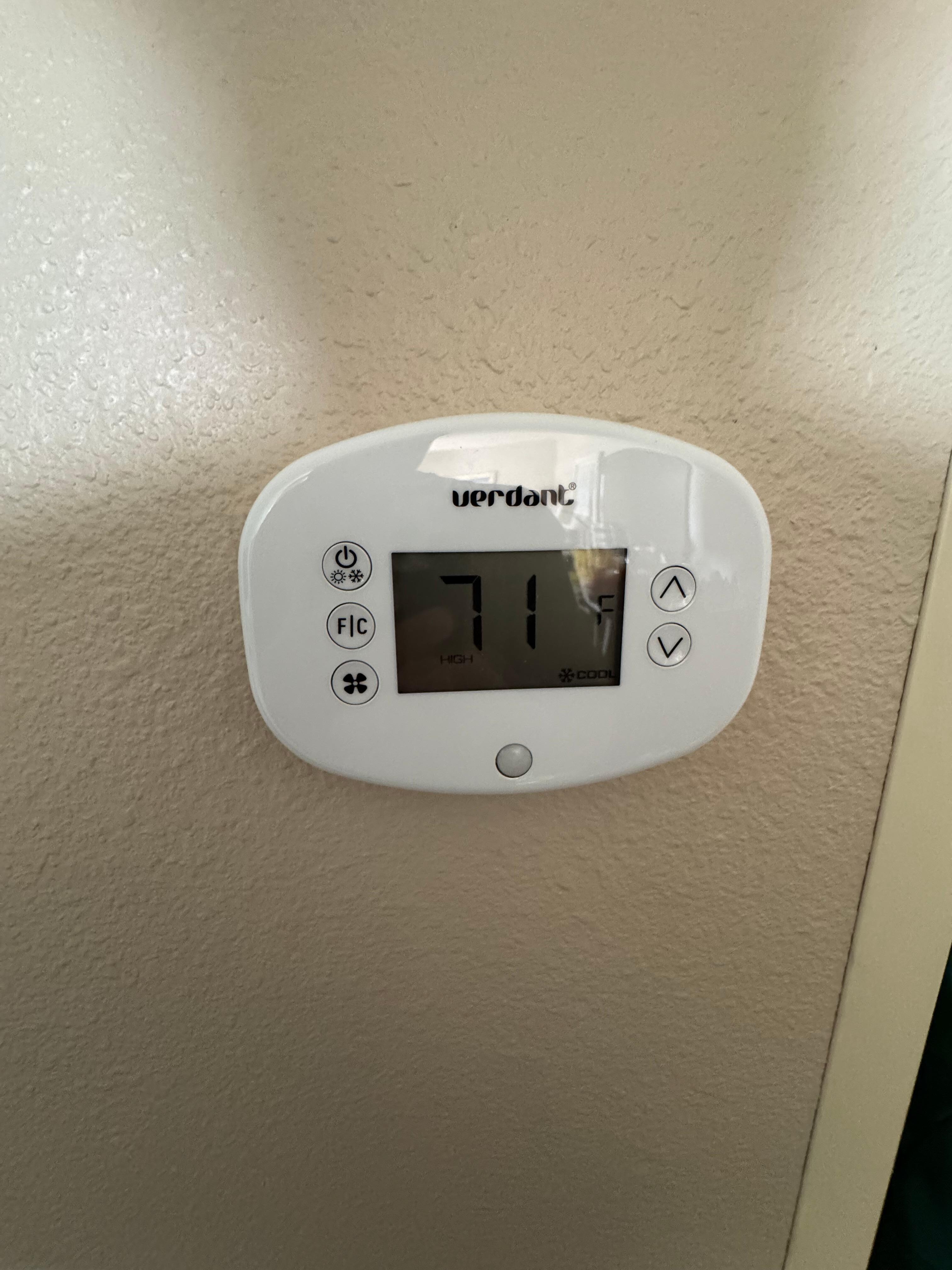 As good as it gets. Even when maintenance admits they set their own thermostat to less.