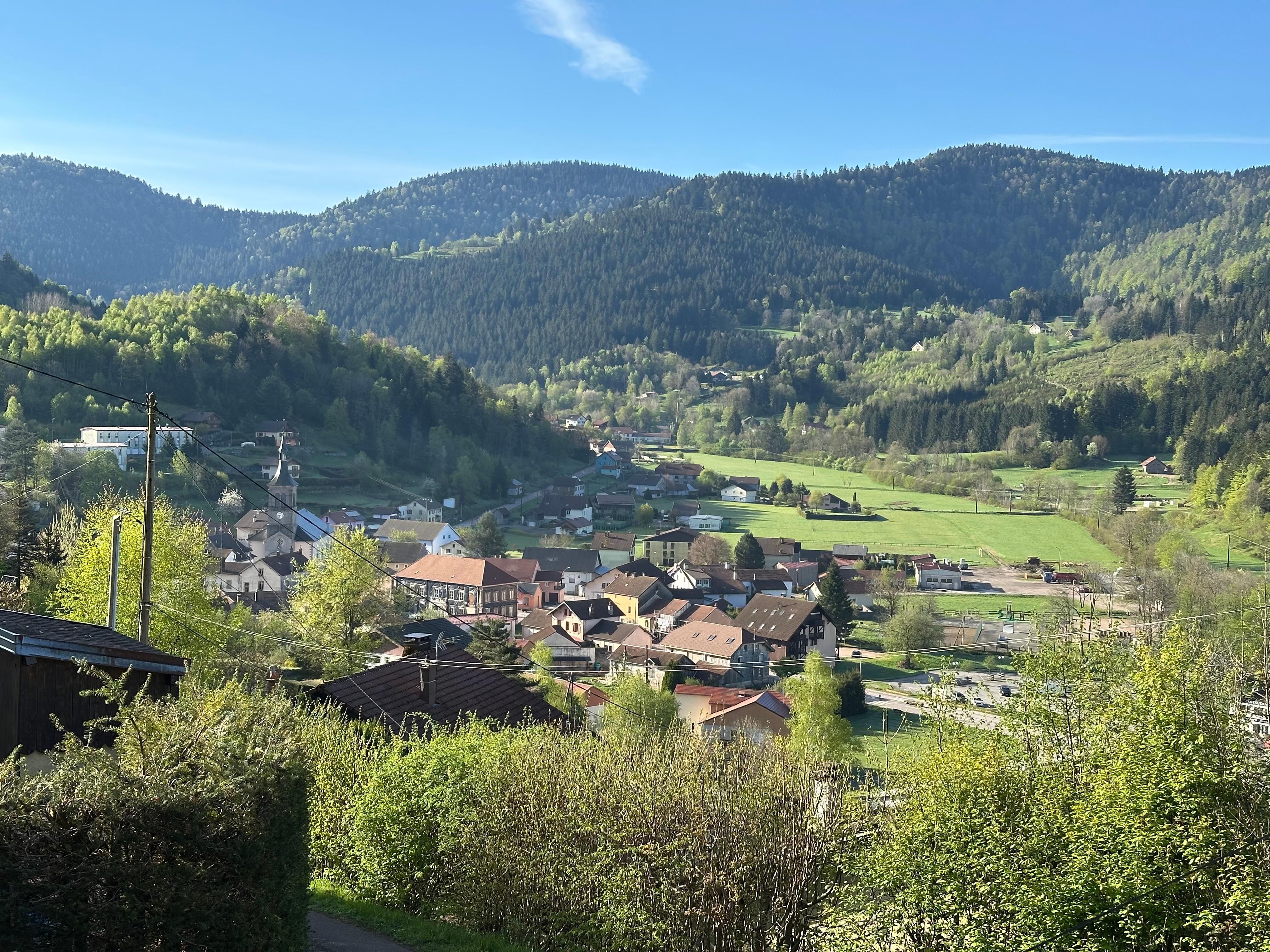 Vue du chalet chouette