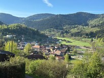 Vue du chalet chouette