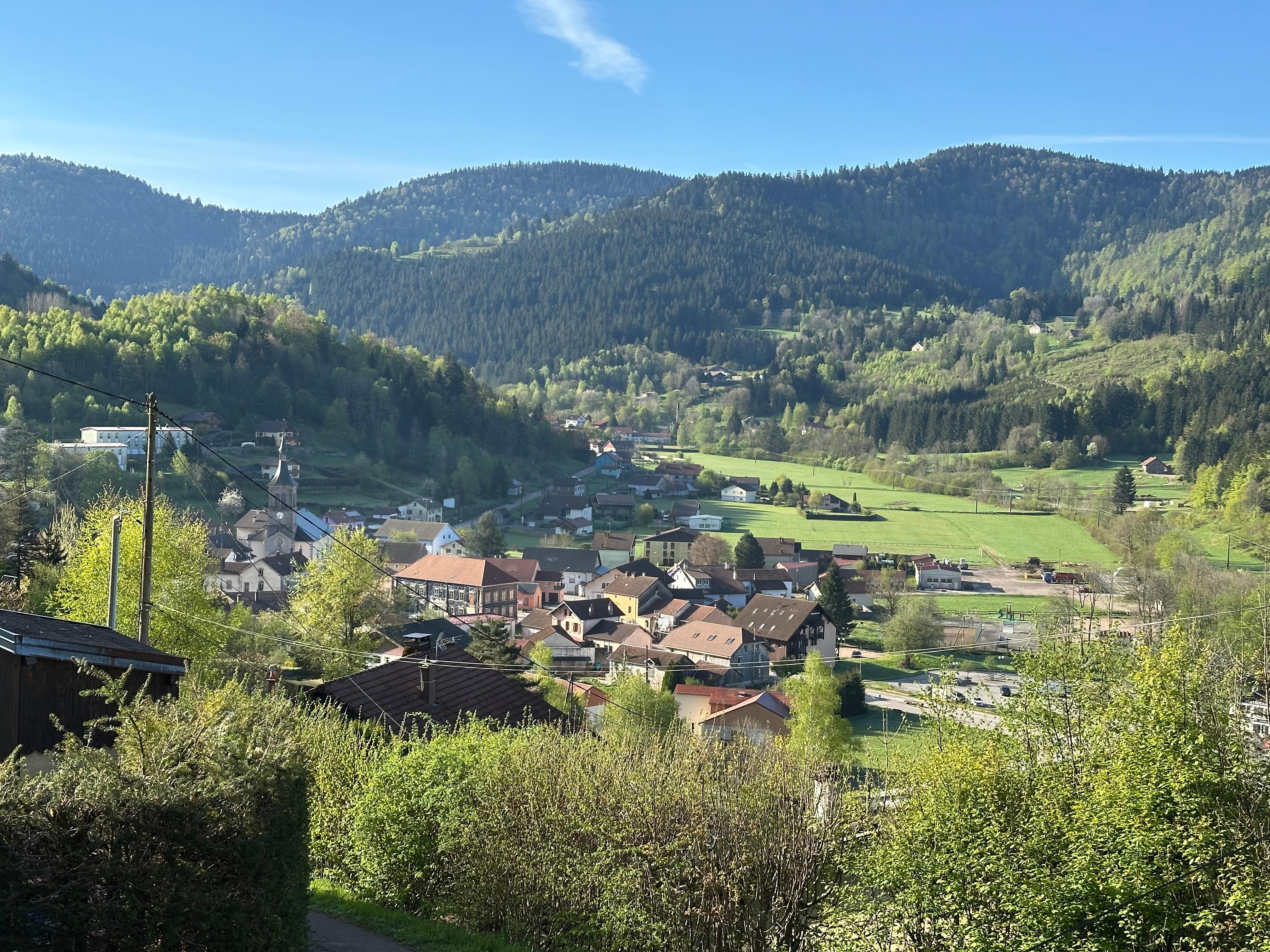 Vue du chalet chouette 