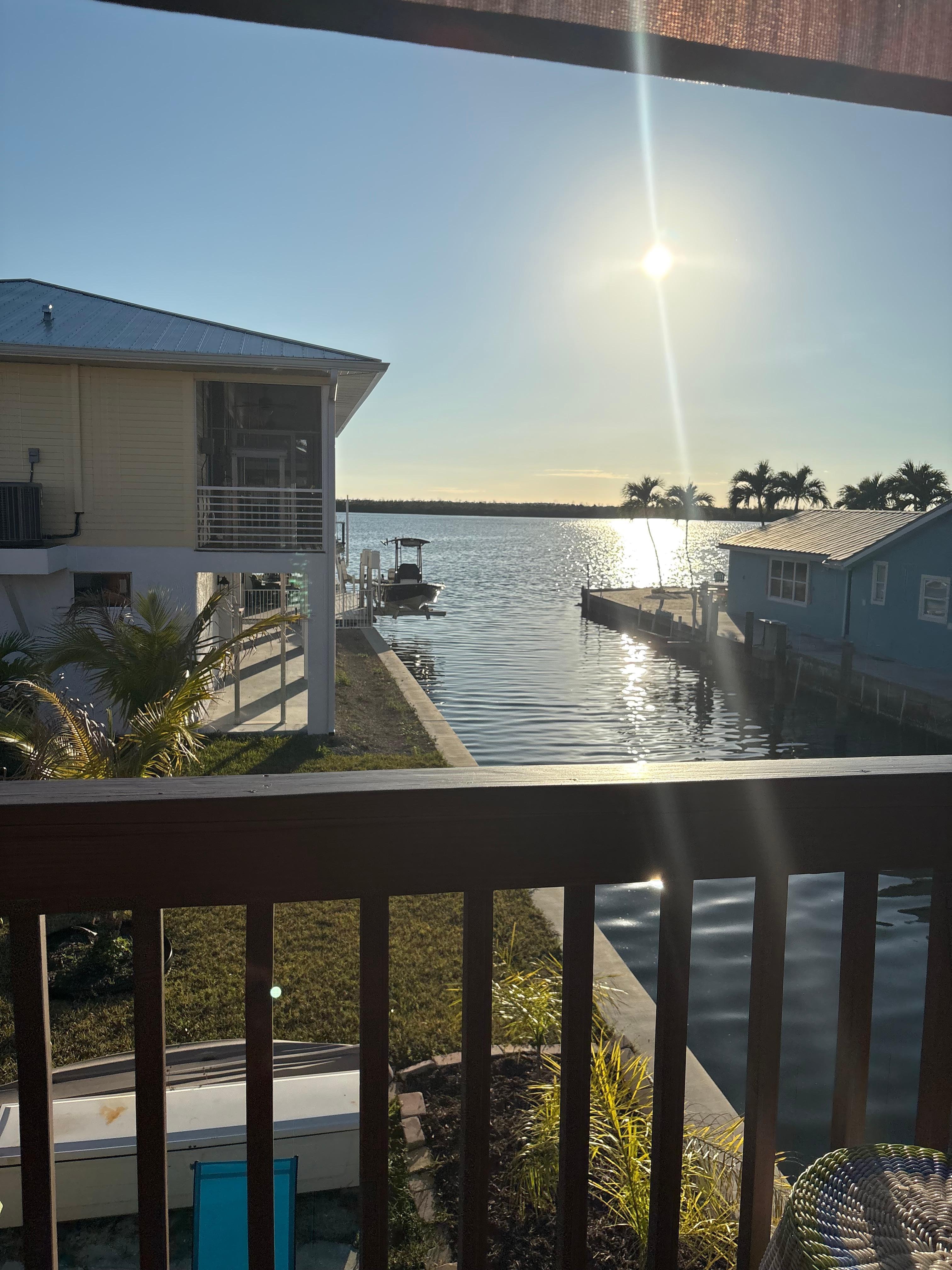 Coffee on the deck in the morning 