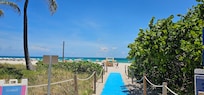 Path to the beach many along the entire beach south beach and mid beach
