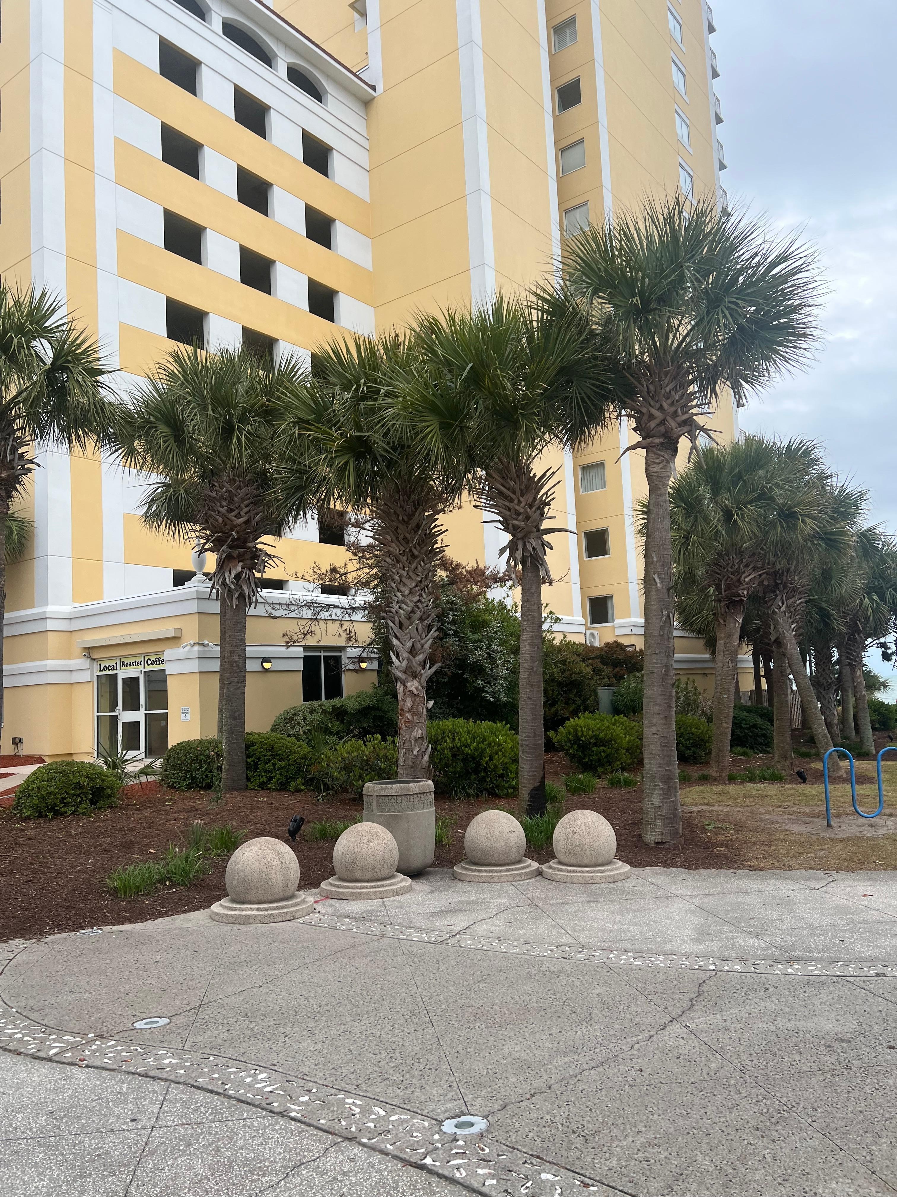 Front of hotel