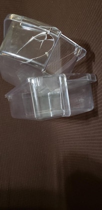 Broken refrigerator bins