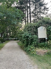 Stairs to the beach are off of McKinley Rd which has no on-street parking so itâs a very private feeling beach.