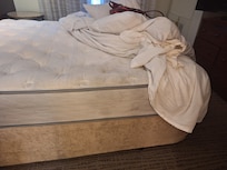 Mattress dirty.