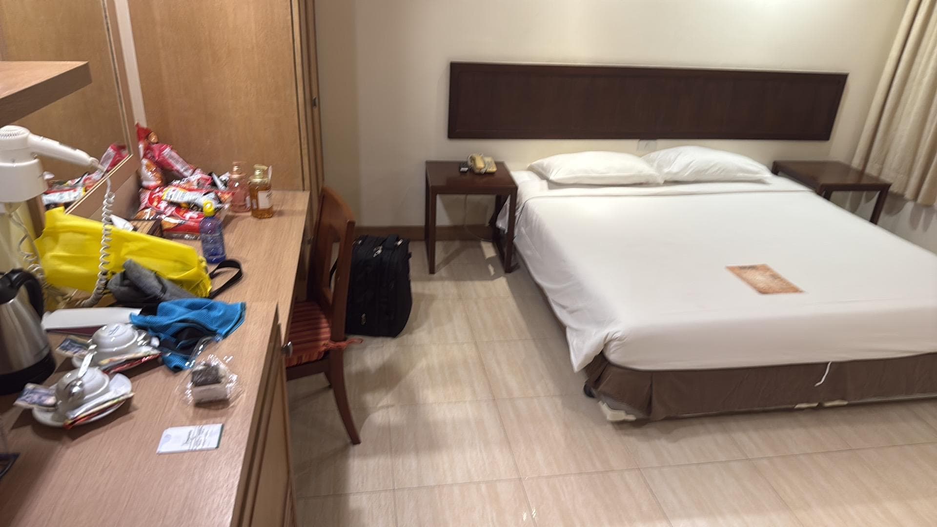 Room big and good beds and ac is working well