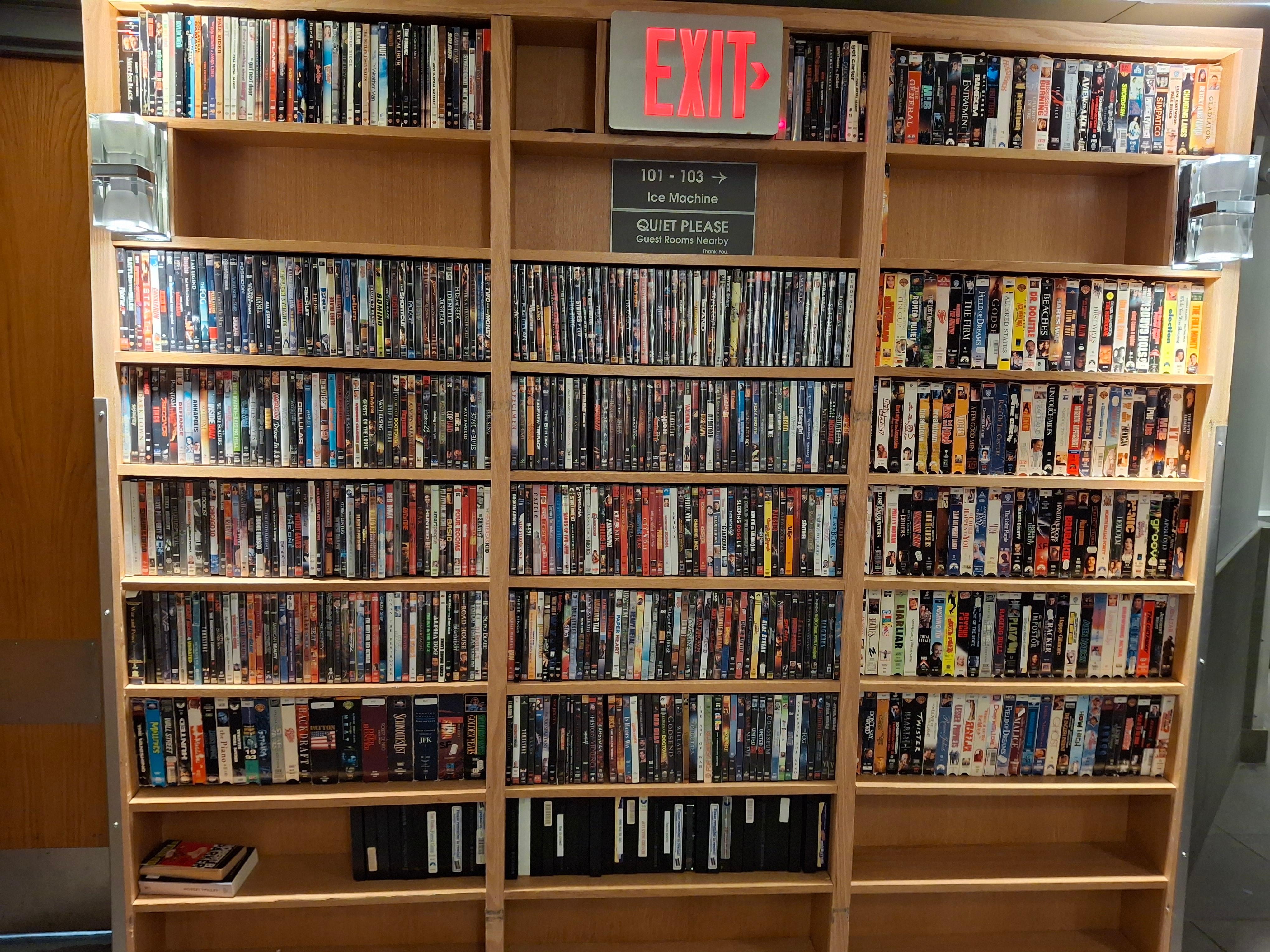 But I was more surprised when I saw the library of movies available. Really loved it