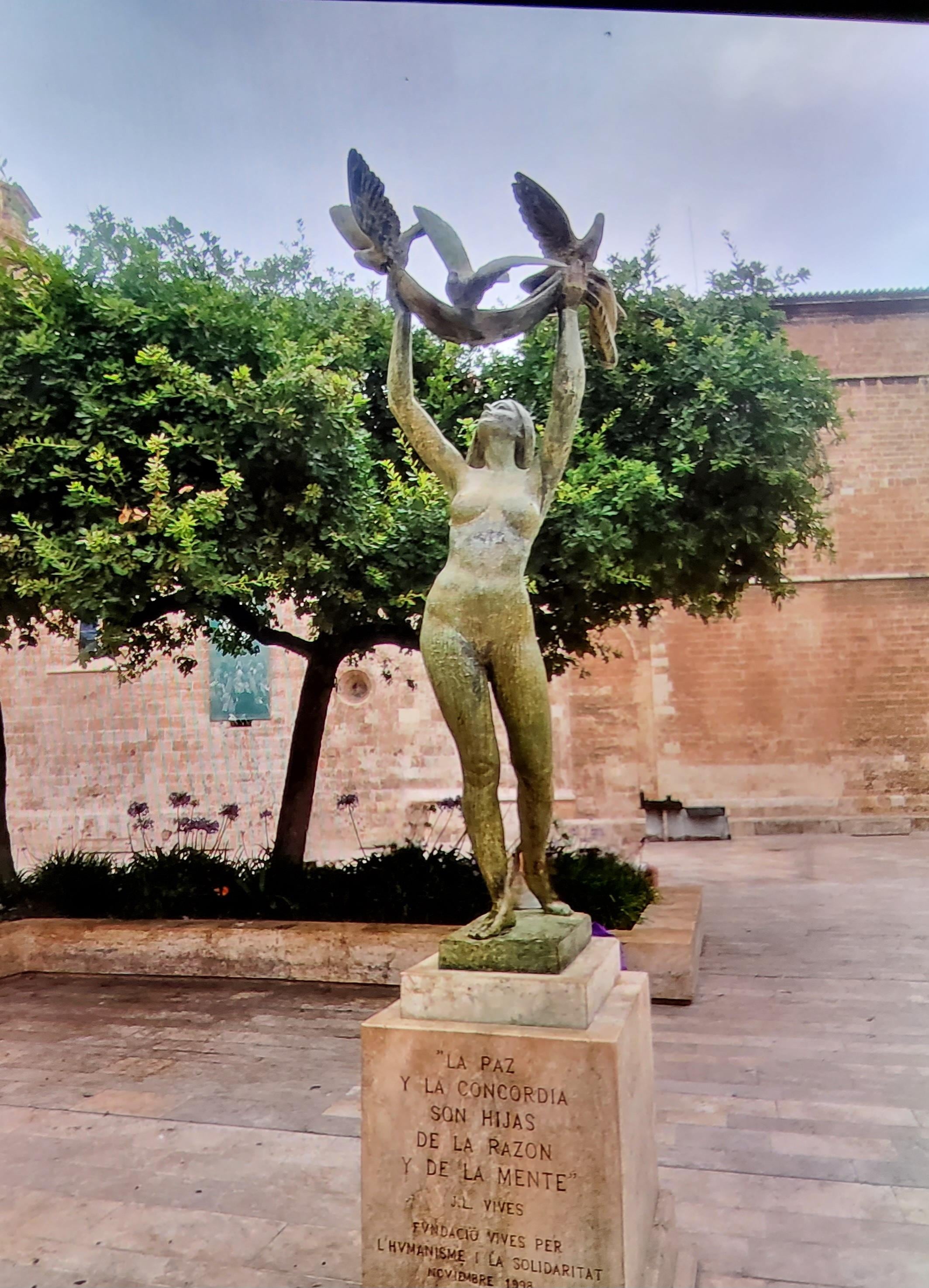 On plaza