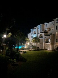 Evening view from balcony