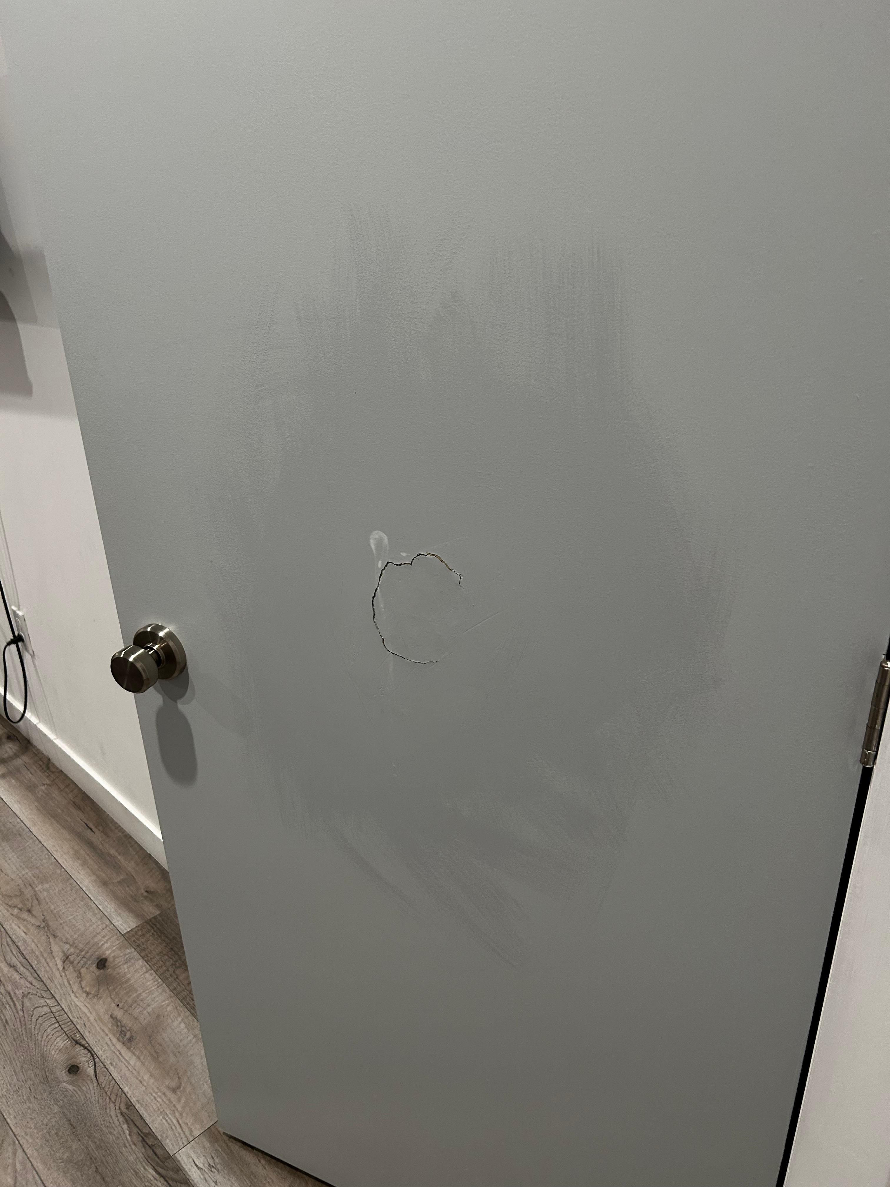 Master closet door “repair”