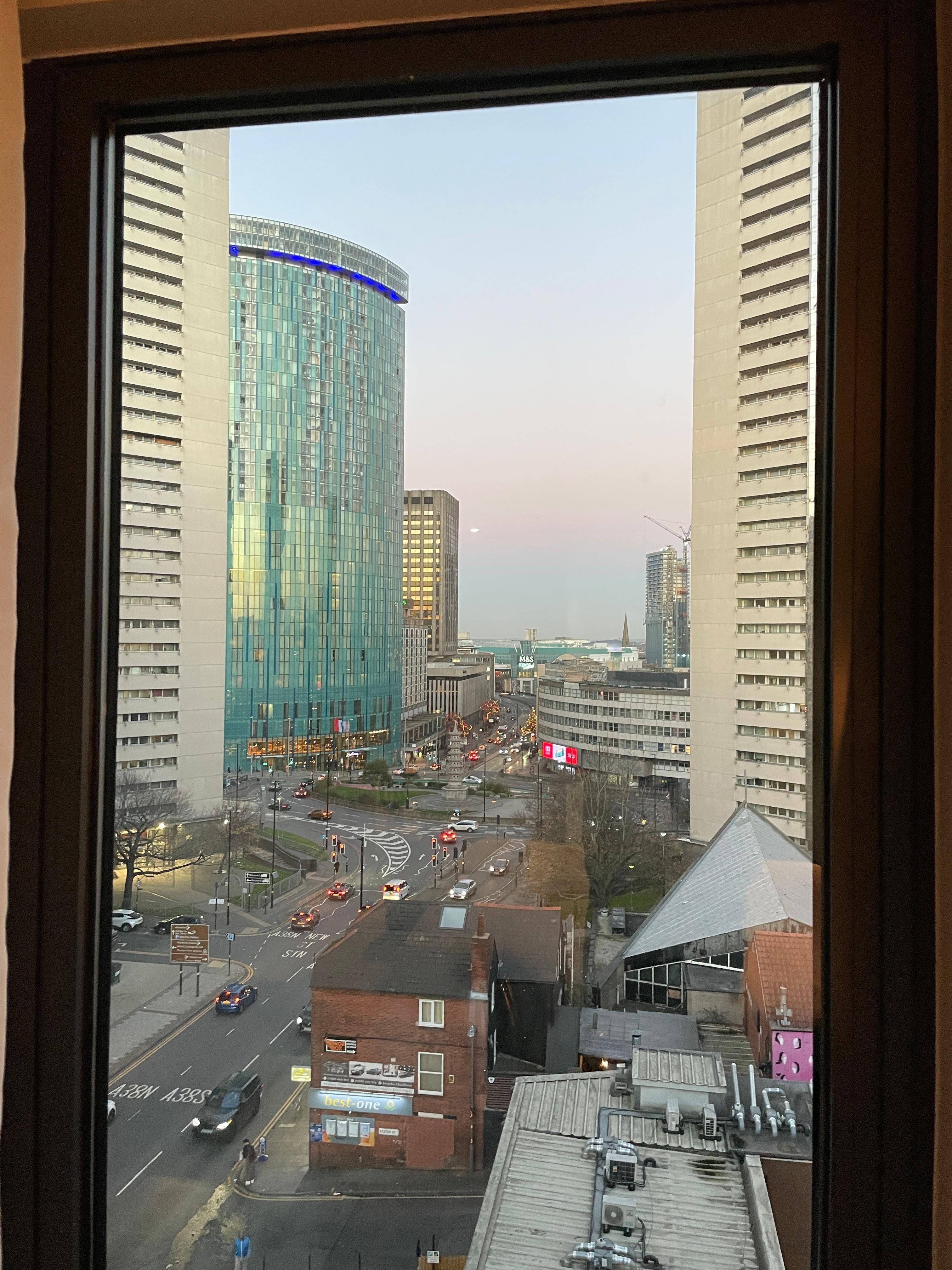 View from my room on the sixth floor 