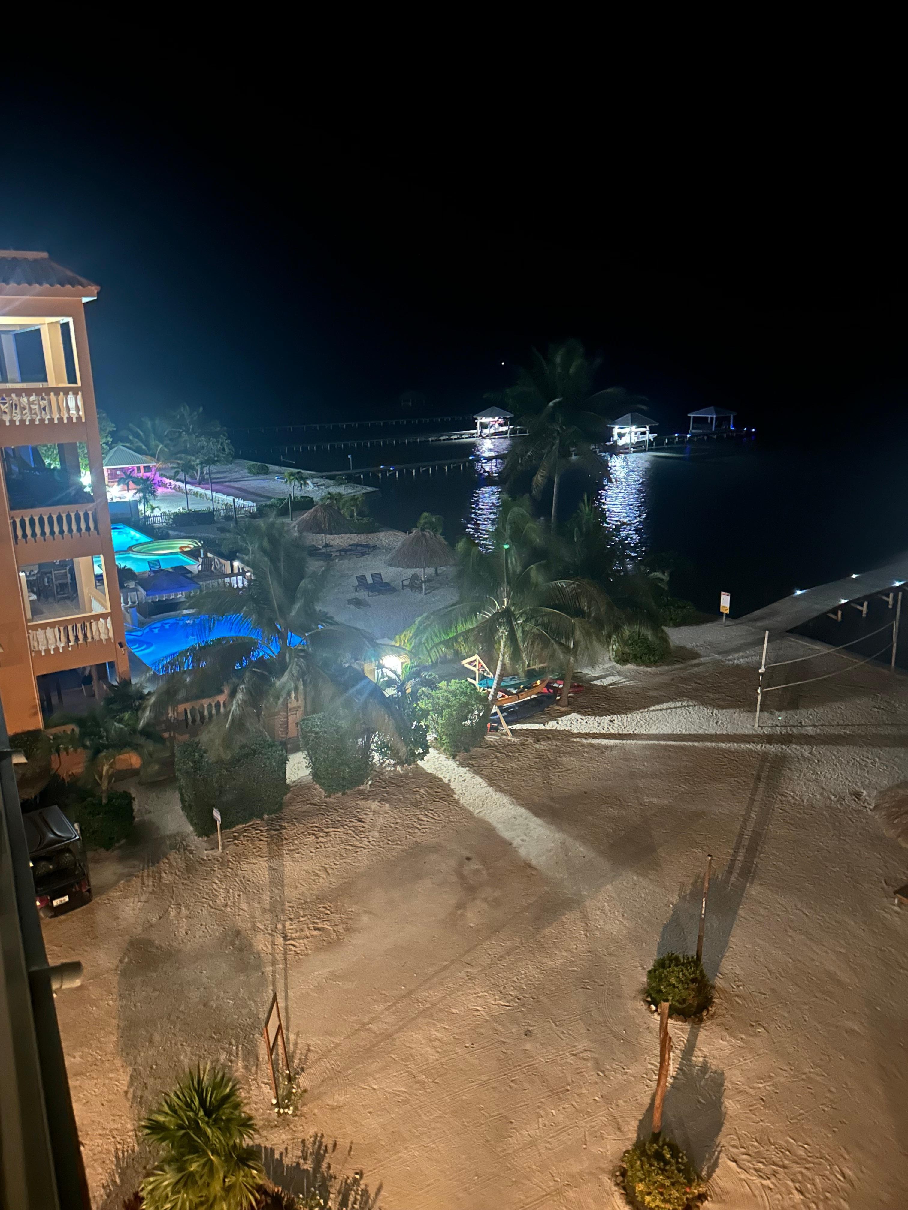 View from our balcony. 